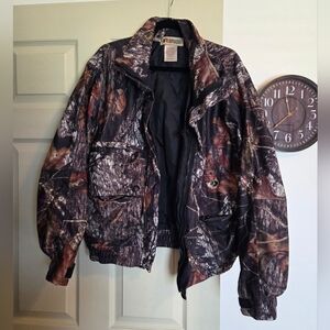 Camo Men's Jacket, Size Lg
